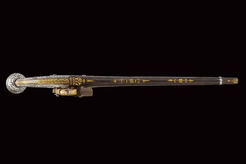 Pistola Kubachi alla micheletta, Daghestan, 41.5 cm, Seconda metà XIX Secolo
