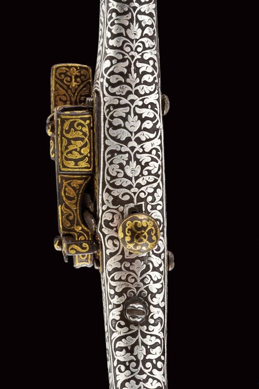 Pistola Kubachi alla micheletta, Daghestan, 41.5 cm, Seconda metà XIX Secolo