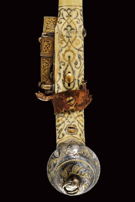 Pistola alla micheletta da cosacco, Caucaso, XVIII secolo