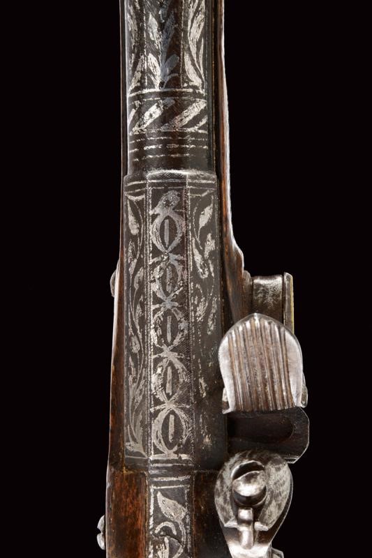 Tromboncino a pietra focaia, ferro e legno, XIX secolo