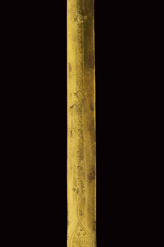 Spada rituale, rame dorato, fine XIX inizio XX secolo