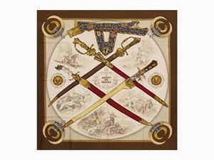 Hermès - Foulard Armes des Chasse