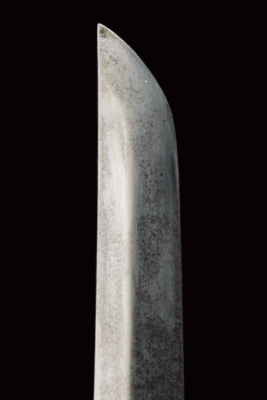 Kunimori kinsaku, Gunto (Katana militare) con lama shinogi zukuri, Giappone, 1940 circa