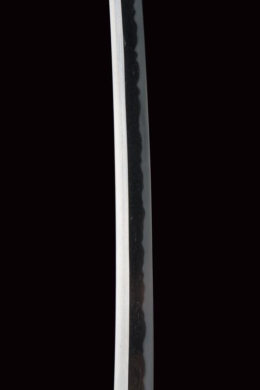 Katana giapponese, montatura handachi, Mei Bokuden, XVII secolo