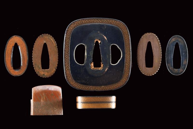 Katana giapponese, montatura handachi, Mei Bokuden, XVII secolo