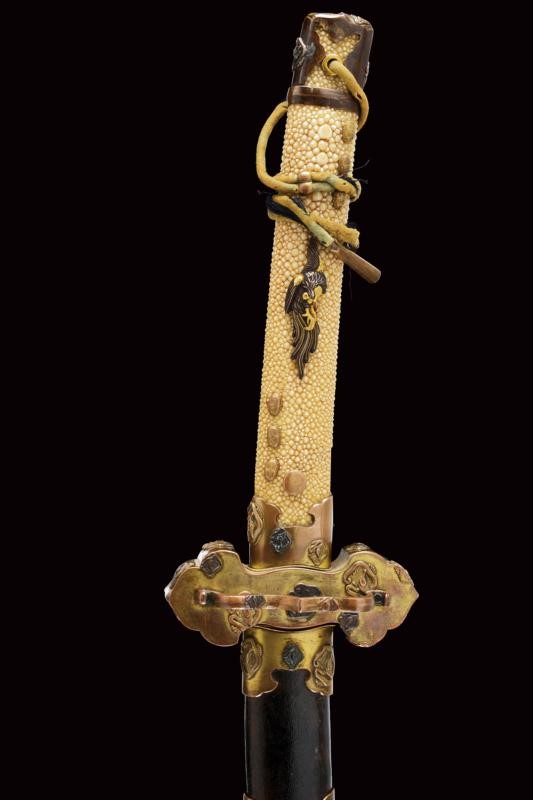 Bishu Osafune Sukesada, Imponente Tachi, Giappone, Seconda metà del XVI secolo, Lunghezza 103 cm
