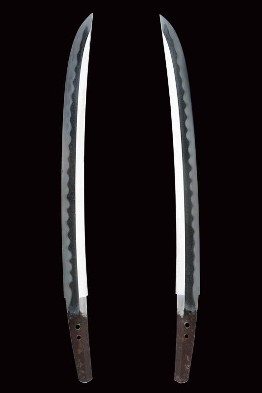 Wakizashi, Lama shobu zukuri in koshirae, Giappone, XVI Sec.