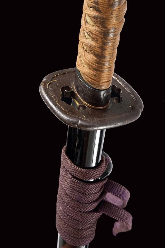Wakizashi, Lama shobu zukuri in koshirae, Giappone, XVI Sec.