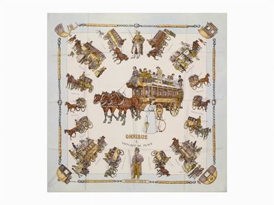 Foulard Omnibus Et Voitures De Place