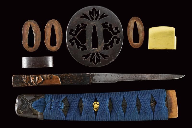 Kunimichi, Wakizashi in handachi koshirae, XVIII Secolo, Giappone