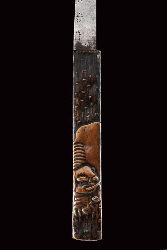 Kunimichi, Wakizashi in handachi koshirae, XVIII Secolo, Giappone