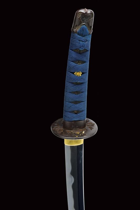 Kunimichi, Wakizashi in handachi koshirae, XVIII Secolo, Giappone