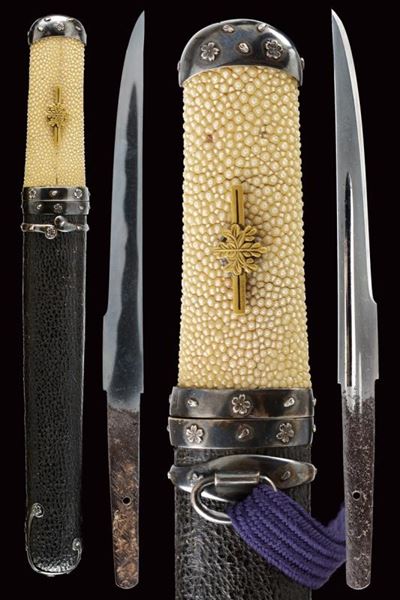 Kogatana giapponese, Grande e raro Kogatana con Koshirae, Periodo Edo, lunghezza 28.1 cm