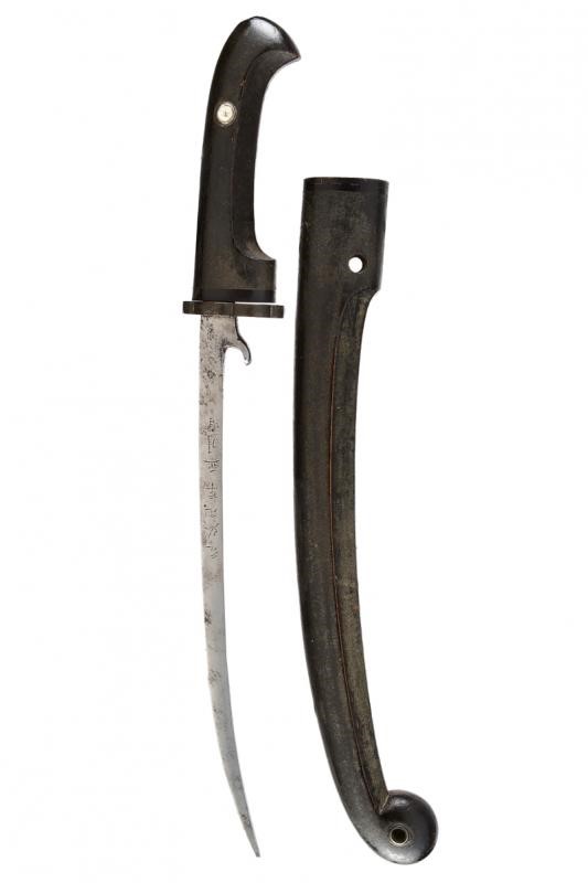 Hachiwari, arte giapponese, ferro e legno, XIX secolo