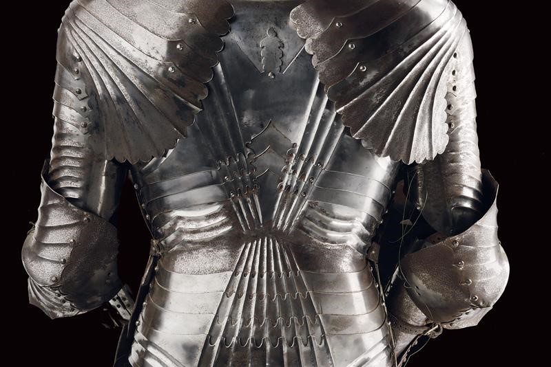 Replica moderna di Armatura in stile gotico, ca. XX secolo, Europa
