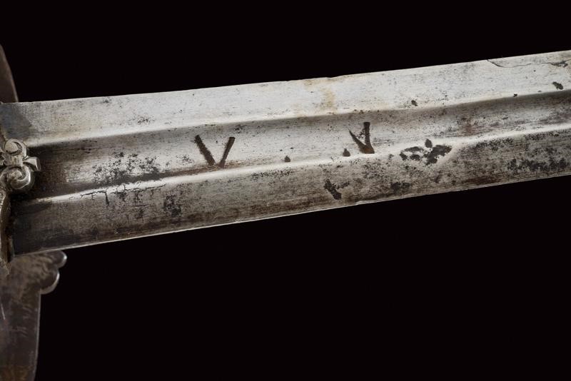 Spada, stile del XVI secolo, lunghezza 120 cm, Italia, XIX secolo