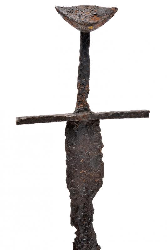 Spada medievale, Germania, circa 1200, lama dritta
