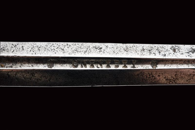 Spada a tazza, tecnica spagnola, lunghezza 116 cm, datata 1650/60
