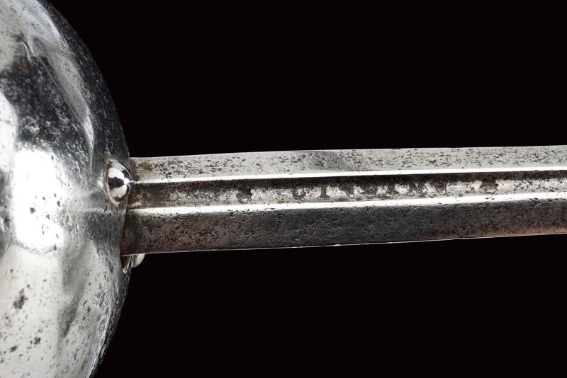 Spada a tazza, tecnica spagnola, lunghezza 116 cm, datata 1650/60