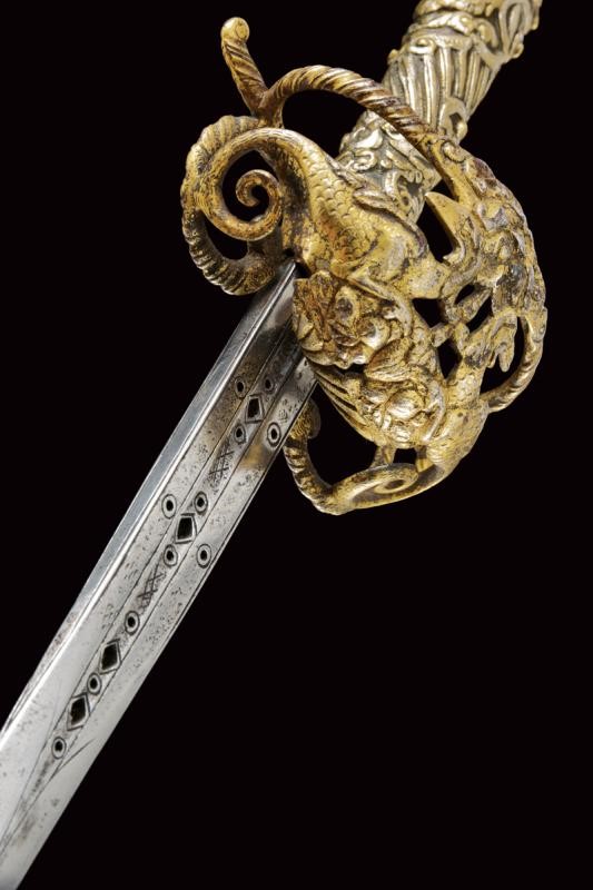 Spada tedesca, 1740 - 1750