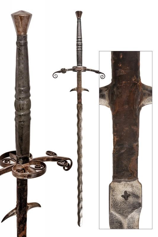 A two-handed sword mid-17th Century