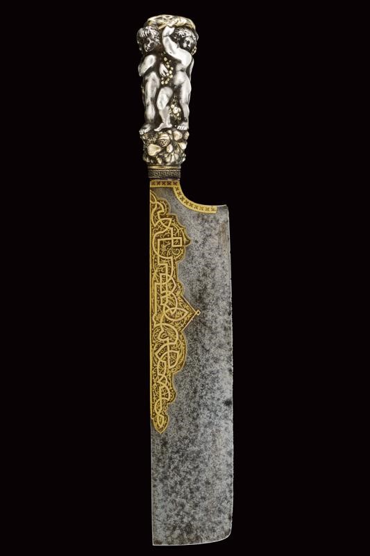Coltella da caccia con lama giapponese, Germania, circa 1700