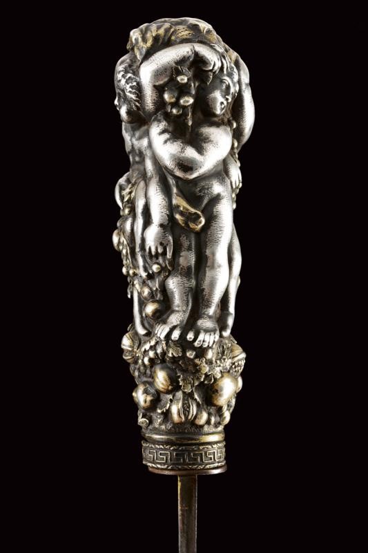 Coltella da caccia con lama giapponese, Germania, circa 1700