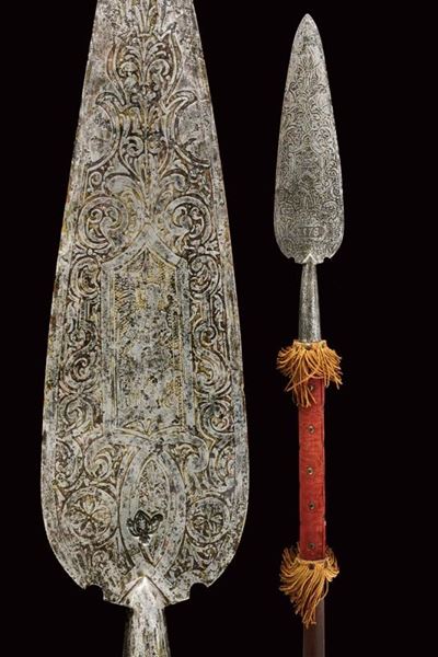 Partigiana da caccia incisa, Europa, 1578, altezza 242.5 cm