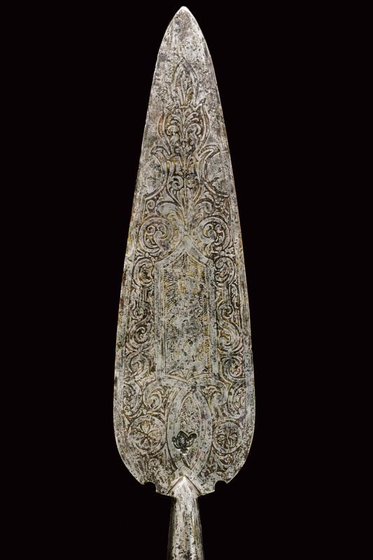 Partigiana da caccia incisa, Europa, 1578, altezza 242.5 cm