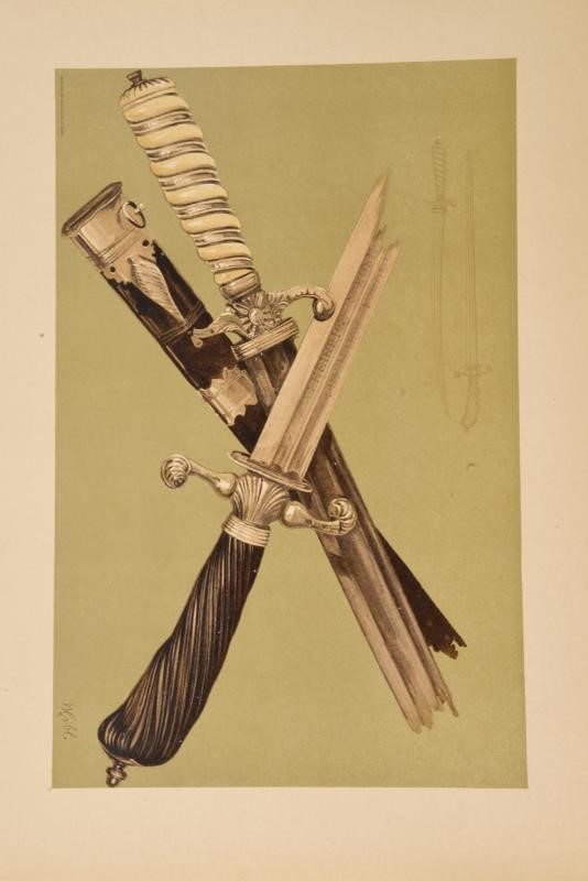 Gibb, Trofei Navali e Militari - Una serie di disegni a tempera con note descrittive di Richard L...