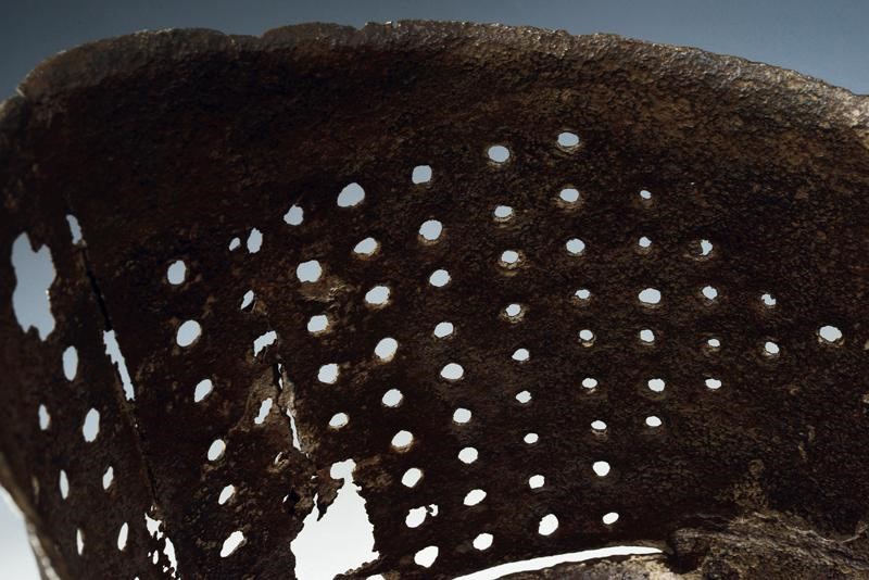 Elmo pentolare da cavaliere, ferro, Seconda metà del XIV Secolo