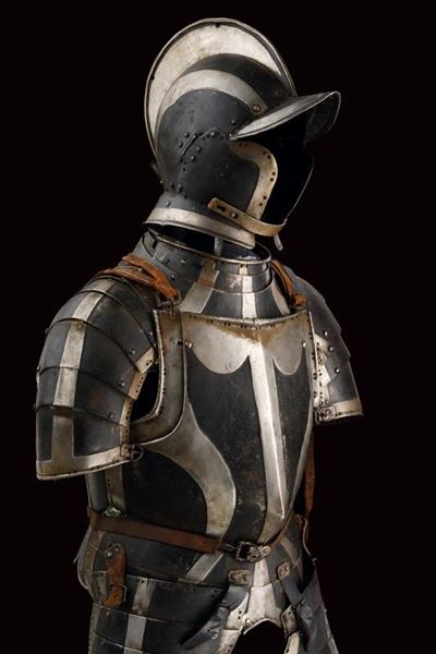 Corsaletto bianconero da uomo d'arme, Germania del Sud, inizio del XVII secolo