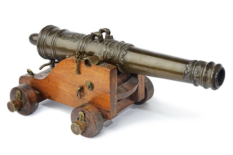Modello di cannone, bronzo, 54,5 cm, 1700