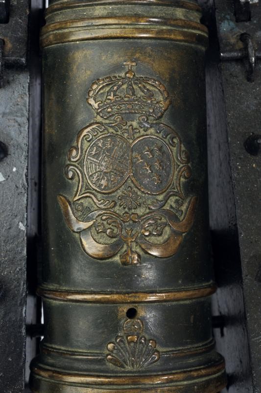 Modello di cannone in bronzo con le armi di Elisabetta Farnese, regina consorte di Spagna, Prima ...