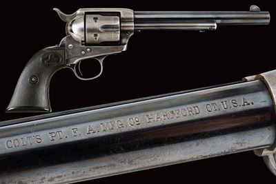 Colt, Single Action Army Revolver 'Cavalry', 1885-90, USA
