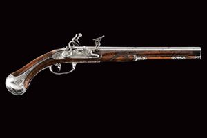  - A rare military wheel-lock cavalry harquebus