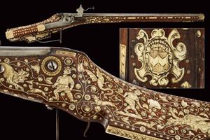  - A wheel lock gun with the von Trapp family crest