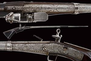  - A flintlock gun