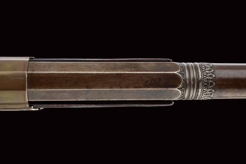 Il Matassa, Bel fucile da caccia a pietra focaia, Anghiari, lunghezza 141 cm, Prima metà del XVII...