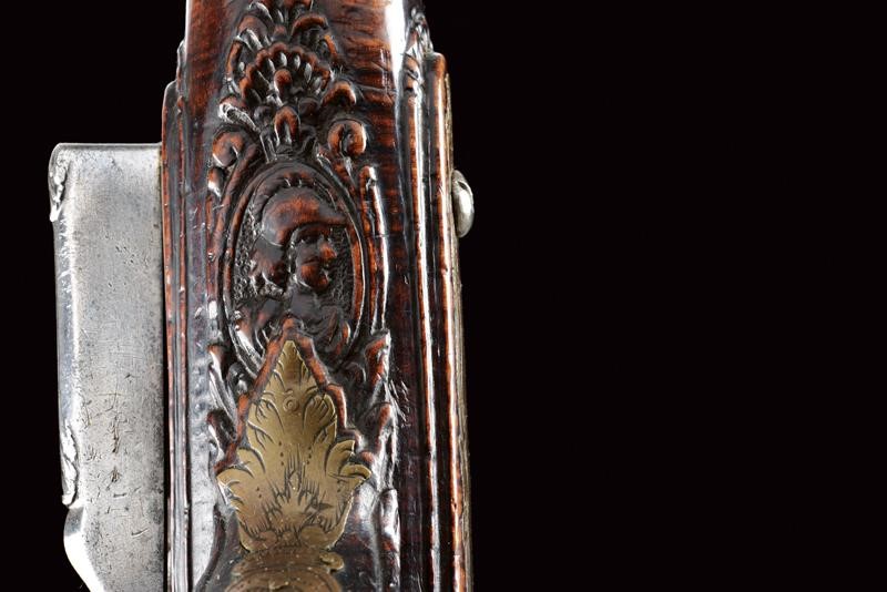Il Matassa, Bel fucile da caccia a pietra focaia, Anghiari, lunghezza 141 cm, Prima metà del XVII...