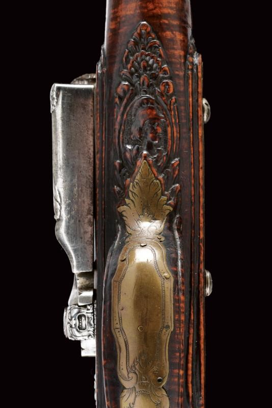 Il Matassa, Bel fucile da caccia a pietra focaia, Anghiari, lunghezza 141 cm, Prima metà del XVII...