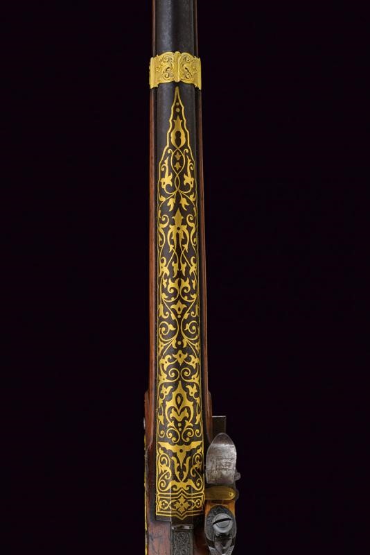 Manceaux, Fucile a pietra focaia di lusso, Parigi, circa 1850