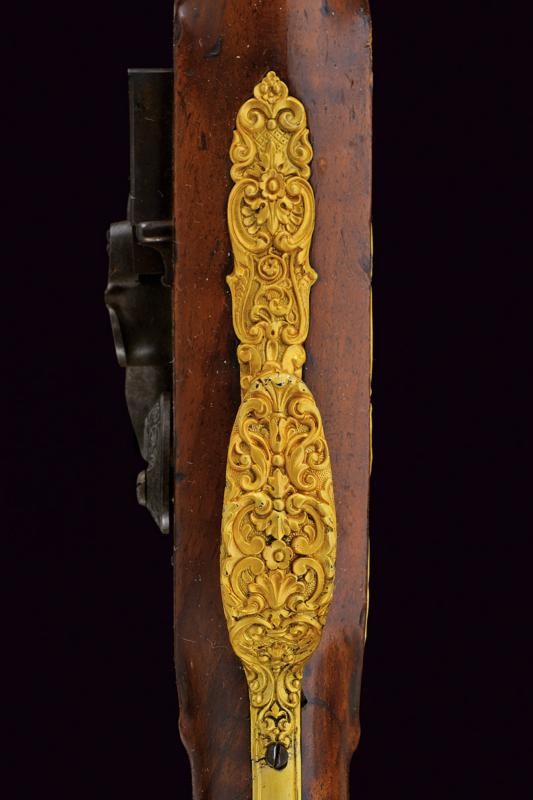 Manceaux, Fucile a pietra focaia di lusso, Parigi, circa 1850