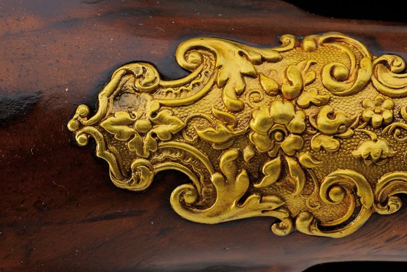 Manceaux, Fucile a pietra focaia di lusso, Parigi, circa 1850