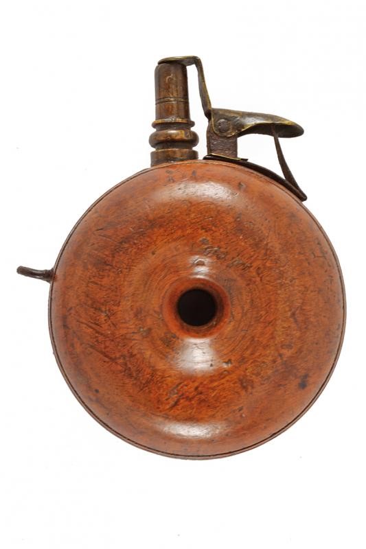 Fiasca da polvere, legno e corno, Germania, circa 1680