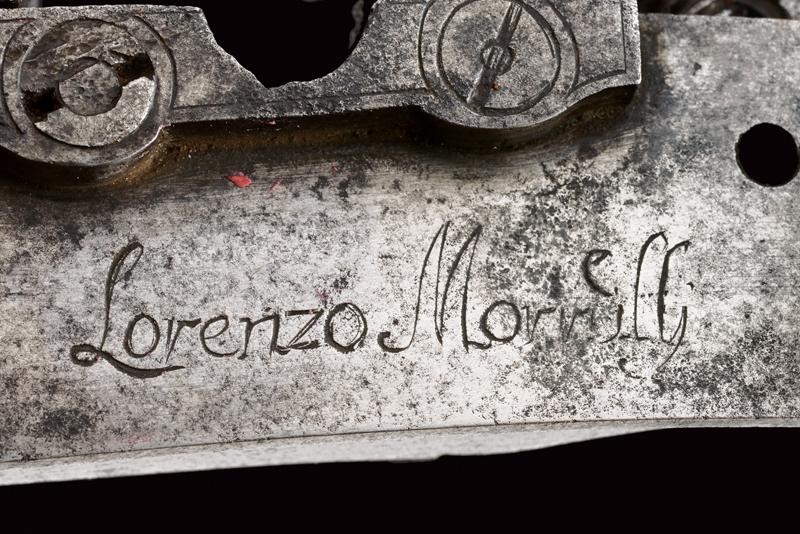 Morvelli, Batteria alla romana a pietra focaia