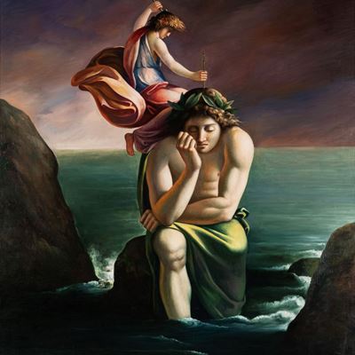 Il pensiero è silenzioso, olio su tela, 1984