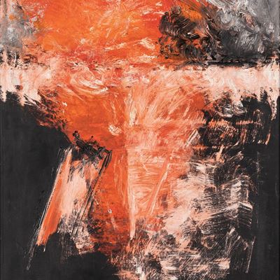 Seconda evocazione di Behemoth, olio su tela