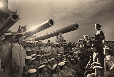 Battleship Marat - Stampa alla gelatina ai sali d'argento, 1938