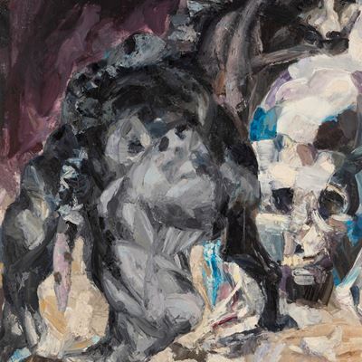 La Iena, olio su tela (1960)